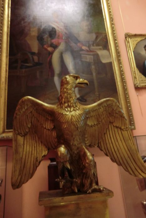 El Águila de la Marina imperial de Napoleón Bonaparte del Museo Naval en  Madrid